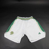 Cal Poly Mustangs adidas Practice Shorts Women's White Used Multiple Sizes SHOR-039606