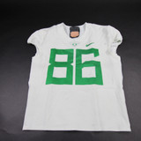 Oregon Ducks Nike Game Jersey - Football Men's White Used 42 JRSY-011778