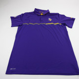 Minnesota Vikings Nike NFL On Field Polo Men's Purple Used L TOPS-183448