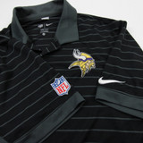 Minnesota Vikings Nike NFL On Field Polo Men's Black Used L TOPS-183464
