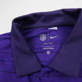 Minnesota Vikings Nike NFL On Field Polo Men's Purple Used L TOPS-183465