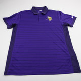 Minnesota Vikings Nike NFL On Field Polo Men's Purple Used L TOPS-183465