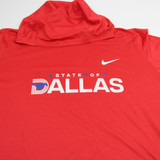 SMU Mustangs Nike Pro Long Sleeve Shirt Women's Red New with Tags XL TOPS-183585