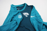Jacksonville Jaguars Nike Dri-Fit Long Sleeve Shirt Men's Turquoise Used XLT TOPS-183778