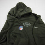 New York Jets Nike NFL On Field Sweatshirt Men's Olive Used 3XL TOPS-183929