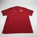 Oklahoma Sooners Air Jordan Pullover Men's Crimson Used Multiple Sizes TOPS-183834