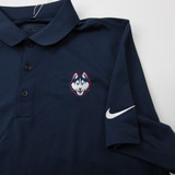 UConn Huskies Nike Golf Polo Men's Navy New with Tags S TOPS-184126