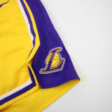 Los Angeles Lakers Nike Dri-Fit Game Shorts Men's Gold Used 42 SHOR-040004