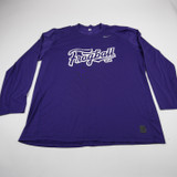TCU Horned Frogs Nike Pro Long Sleeve Shirt Men's Purple Used 3XL TOPS-183744