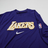 Los Angeles Lakers Nike NBA Authentics Dri-Fit Long Sleeve Shirt Men's Used XLT TOPS-184502