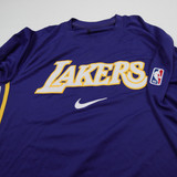 Los Angeles Lakers Nike NBA Authentics Dri-Fit Long Sleeve Shirt Men's Used LT TOPS-184501