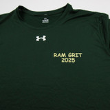 CSU Rams Under Armour Short Sleeve Shirt Men's Green Used Multiple Sizes TOPS-184516