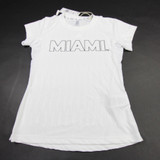 Miami Hurricanes adidas AIRCHILL Short Sleeve Shirt Women's Multiple Sizes TOPS-184698