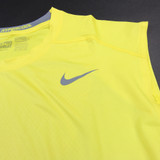 Nike Pro Combat Sleeveless Shirt Men's Yellow New with Tags XXL TOPS-184643