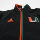 Miami Hurricanes adidas Jacket Women's Black New with Tags XS TOPS-185091