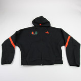 Miami Hurricanes adidas Jacket Women's Black New with Tags XS TOPS-185099