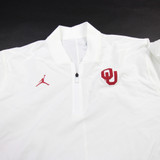 Oklahoma Sooners Air Jordan Pullover Men's White Used Multiple Sizes TOPS-184195