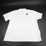 Oklahoma Sooners Air Jordan Pullover Men's White Used Multiple Sizes TOPS-184195