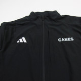 Miami Hurricanes adidas Jacket Men's Black New without Tags S TOPS-184919