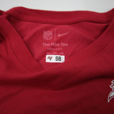 Tampa Bay Buccaneers Nike NFL On Field Long Sleeve Shirt Men's Red Used 3XL TOPS-185353