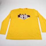 Minnesota Golden Gophers Sport-Tek Long Sleeve Shirt Men's Gold Used XXL TOPS-185809