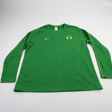 Oregon Ducks Nike Long Sleeve Shirt Men's Green Used XL TOPS-186255