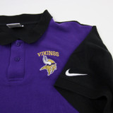Minnesota Vikings Nike NFL On Field Polo Men's Purple New without Tags XL TOPS-186048