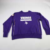 Minnesota Vikings Nike NFL On Field Sweatshirt Men's Purple Used L TOPS-186081