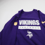 Minnesota Vikings Nike NFL On Field Sweatshirt Men's Purple Used L TOPS-186081
