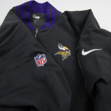 Minnesota Vikings Nike NFL On Field Winter Jacket Men's Gray Used 3XL TOPS-186087