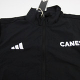 Miami Hurricanes adidas Jacket Women's Black New with Tags XS TOPS-185521