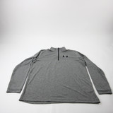 Miami Hurricanes adidas Pullover Men's Gray Used XL TOPS-186336