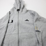 Miami Hurricanes adidas Jacket Men's Gray Used L TOPS-186338
