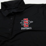 San Diego State Aztecs Nike Dri-Fit Polo Women's Black New without Tags L TOPS-186738
