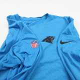 Carolina Panthers Nike Dri-Fit Long Sleeve Shirt Men's Blue Used M TOPS-185949