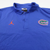 Florida Gators Air Jordan Dri-Fit Polo Men's Blue Used XXL TOPS-188114