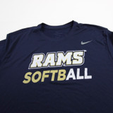 NCU Rams Nike Short Sleeve Shirt Men's Navy Used XXL TOPS-188319