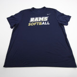 NCU Rams Nike Short Sleeve Shirt Men's Navy Used XXL TOPS-188319