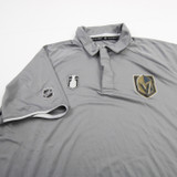 Vegas Golden Knights Fanatics NHL Pro Authentics Polo Men's Gray Used L TOPS-188561