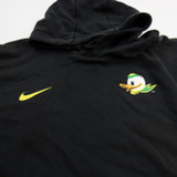 Oregon Ducks Nike Sweatshirt Men's Black Used 2XLT TOPS-188599