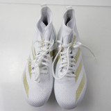 adidas adizero Impact Football Cleat Men's White New without Box Multiple Sizes CLEA-018223