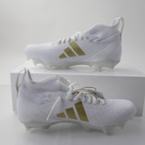 adidas adizero Impact Football Cleat Men's White New without Box Multiple Sizes CLEA-018223