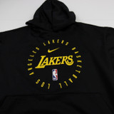 Los Angeles Lakers Nike NBA Authentics Dri-Fit Sweatshirt Men's Black Used XXL TOPS-189442
