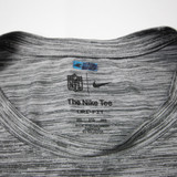 Carolina Panthers Nike Dri-Fit Short Sleeve Shirt Men's Gray Used 3XL TOPS-189645