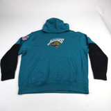 Jacksonville Jaguars Nike NFL On Field Sweatshirt Men's Aqua Used XL TOPS-189337