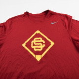 USC Trojans Nike Nike Tee Short Sleeve Shirt Men's Red Used L TOPS-189954