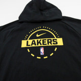 Los Angeles Lakers Nike NBA Authentics Dri-Fit Sweatshirt Men's Black Used XXL TOPS-189984
