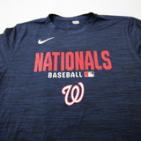 Washington Nationals Nike MLB Authentic Dri-Fit Short Sleeve Shirt Men's Used L TOPS-190179