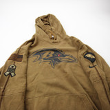 Baltimore Ravens Nike NFL On Field Sweatshirt Men's Brown Used XL TOPS-190320