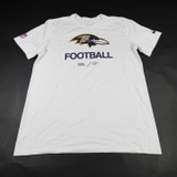 Baltimore Ravens Nike NFL On Field Dri-Fit Short Sleeve Shirt Men's Used L TOPS-190368